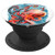 Red octopus drink tea art PopSockets Grip and Stand for Phones and Tablets