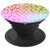 Tie Dye Rainbow Colored White Splatter Trendy Hippie PopSockets Grip and Stand for Phones and Tablets