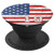 American USA Flag with number 19 in gray and red phone stand PopSockets Grip and Stand for Phones and Tablets