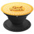 Matthew 19 26 Bible Quote Christian Verse Gift Women Yellow PopSockets Grip and Stand for Phones and Tablets