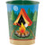Creative Converting Camp Out Birthday 12-Count Plastic Keepsake Party Cups, 16 oz