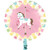 Creative Converting Carousel Horses 10-Count Metallic Round Balloons