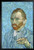 Vincent Van Gogh Selfie Portrait Painting Funny Black Wood Framed Poster 14x20