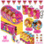 Fancy Nancy Theme Birthday or Tea Party Supplies Pack - Serves 16 - Banner Decoration, Table Cover, Plates, Cups, Napkins, Table Decor, Tattoos, Button