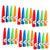 Kicko Plastic Kazoo  24 Pack Assorted Colors Noisemakers - Two Dozen Musical Instruments - for Birthday gift, Party Favor Bags, Goody Bag Stuffers