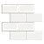 STICKGOO Peel and Stick Subway Tile, Stick on Tiles Backsplash for Kitchen & Bathroom in White (Pack of 5, Thicker Design)