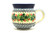 Polish Pottery Mug - 11 oz. Bubble - Holly Berry