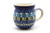 Polish Pottery Mug - 15 oz. Bubble - Antique Rose