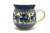 Polish Pottery Mug - 15 oz. Bubble - Winter Viola
