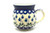 Polish Pottery Mug - 15 oz. Bubble - Bleeding Heart