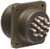 Amphenol Industrial 10-069322-19P Circular Connector Pin, Environmental Resisting, Threaded Coupling, Solder Termination, Box Mounting Receptacle, 22-19 Insert Arrangement, 22 Shell Size, 14 Contacts