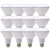 65 Watt Replacement BR30, LED Light Bulb, 12 Pack, Warm White, Dimmable E26 Edison Base, 90+ CRI