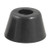 Cone Shape Rubber Cap Chair Leg Recessed Bumpers 25mm x 15mm 10 Pcs