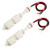 uxcell PP Float Switch for Water Pump Tank Liquid Water Level Control Sensor M10 115mm Length 2pcs