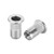 uxcell M5 304 Stainless Steel Rivet Nuts Flat Head Insert Nutsert 10 Pcs