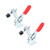 uxcell Toggle Clamp GH-225-D Horizontal Clamp Quick Release Tool 230Kg 506lbs Capacity 2pcs