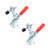 uxcell Toggle Clamp GH-101-D Vertical Quick-Release Hand Tool 180Kg/396Lbs 2pcs