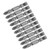 uxcell 10 Pcs PH2/SL6 Magnetic Double Ended Screwdriver Bits, 1/4 Inch Hex Shank 1.97-inch Length S2 Power Tool
