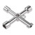 uxcell Electrical Cabinet Key 4-Way Multi-Functional Triangle/Square Water Meter Box Safety Key