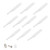 uxcell Magnetic Touch Catch Latch Push To Open System Damper Buffer for Cabinet Door Cupboard White 10 Sets