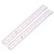 uxcell Straight Ruler 30cm 12 Inch Metric Double Scale Plastic Measuring Tool Clear 2pcs