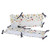 NoJo Aztec Forest 4 Piece Secure-Me Nursery Crib Liner, Navy, Orange, Yellow, Ivory