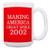 18th Birthday Gifts for All Making America Great Since 2002 Funny Birthday Gift Maga Mug Birthday Mug Gift 15-oz Coffee Mug Tea Cup 15 oz Red