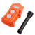 RuoFeng 2 Ways Hoist Crane Push Button Switch, 250V, 5 Amp, 500V, 2 Amp, Orange