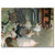 The Rehearsal of the Ballet on Stage by Edgar Degas, 14x19-Inch Canvas Wall Art