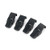 Antrader 4 Pack Toolbox Case Window Cabinet Door Box Lock Buckle Stainless Steel Spring Loaded Toggle Latch Catch Hasp Clamp (Black)