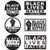 ILamourCar Black Lives Matter Stickers for Car Laptop Silence Violence Political Sign Anti Racism BLM Movement Protest Bottle Wall Window Decal 6 Pack (3 Round+3 Square)