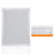 Caydo 10 x 14 Inch Aluminum Silk Screen Printing Frame with 110 White Mesh and 9.4 Inch Aluminum Screen Printing Squeegee