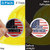SmartSign"Safe Worker" Pack of 5 Hard Hat Labels | Retro-Reflective, 2" Circle