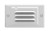 NICOR Lighting White Horizontal Faceplate for NICOR LED Step Light with Photocell (STP-10-120-WH-PC) (FPHWH-PC)