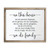 In This House We Do Family Framed Rustic Wood Farmhouse Wall Sign 12x15