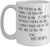 Dear Mother In Law Mug - 11 or 15 oz Best Inappropriate Snarky Sarcastic Coffee Comment Tea Cup With Funny Sayings, Hilarious Unusual Quirky Gag Gift