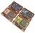 Smonex Wooden Character Box and Player Tray Compatible with Gloomhaven Board Game - Gaming Organization, Storage and Saving Game Results with Player Board  4 pcs