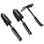 SUNJOYCO Garden Tools Set 3 Pieces, Outdoor Gardening Work Kit Garden Accessories Including Trowel Transplanter Weeder Hand Fork Cultivator, Planting Tool Gifts for Men and Women Family