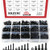 Hilitchi 460-Piece Alloy Steel Socket Cap Screws Hex Head Bolt Nuts Assortment Kit with Box, M3 M4 M5 Thread Size, Black Oxide Finish