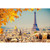 Rocorose 1000 Piece Jigsaw Puzzle, Eiffel in Autumn Floor Puzzle for Kids Adult