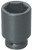 Williams 17-654 Deep 6 Point Impact Socket, 1-11/16-Inch