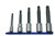 CTA Tools 9350 5-Piece Long Shaft XZN Triple Square Bit Socket Set