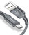 Micro USB Cable Android Charger, JSAUX (2-Pack 6.6FT) Micro USB Android Charger Cable Nylon Braided Cord Compatible with Galaxy S7 S6 J7 Edge Note 5, Kindle. MP3 and More-Grey