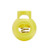 DYZD Single Hole Cord Lock Plastic Spring Toggle Stopper Cord Rope End for Drawstrings, Paracord (50PCS, Yellow)