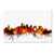 Boston Massachusetts Skyline II by Michael Tompsett, 22x32-Inch Canvas Wall Art