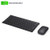 Rechargeable Wireless Keyboard and Mouse Combo, Seenda Ultra Slim Small Wireless Keyboard with Silent Mouse for Windows Laptop Computer, Black