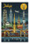 Tokyo, Japan - Retro Skyline (Premium 1000 Piece Jigsaw Puzzle for Adults, 19x27)