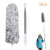 Extra Long Microfiber Duster, Ceiling Duster, Ceiling Fan Duster, with Extension Pole (30 to 100 in), Washable, Bendable Head, for Cleaning Ceiling Fan, High Ceiling, Furniture & Cobweb