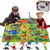 24 Pcs Dinosaur Playset Plastic Dinosaur Toy Educational Realistic Dinosaurs Figures + PlayMat for 3,4,5,6,7 Year Old Kids, Boys Girls Create a Dino World Including T-Rex, Triceratops, Velociraptor