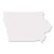 Iowa Hawkeye State Cyclone Pride Decal Sticker - White 5" Vinyl Decal for Cars, Macbooks, and Other Laptops